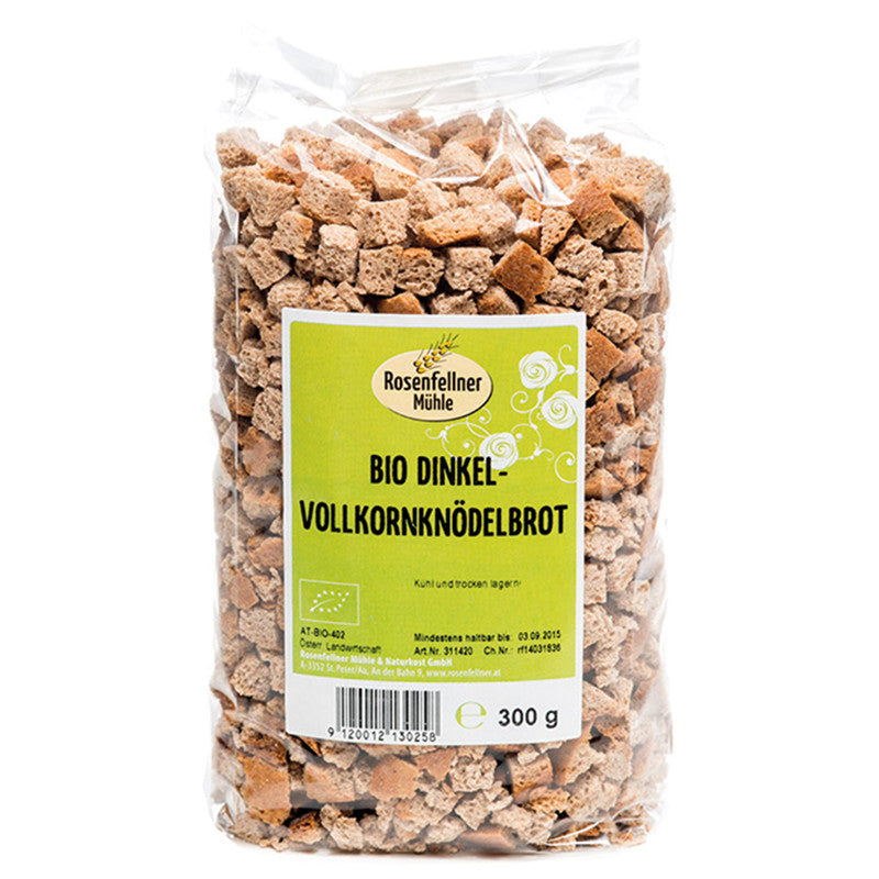 Dinkel Vollkorn-Knödelbrot, Semmelwürfel Bio