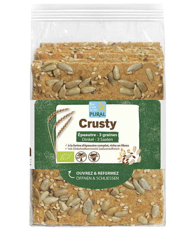 Dinkel-Knäckebrot Crusty, Bio