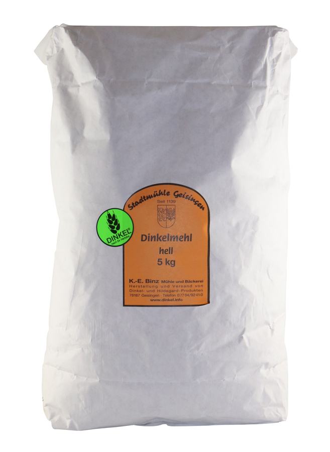 Stadtmühle Geisingen Dinkelmehl hell, 5 kg