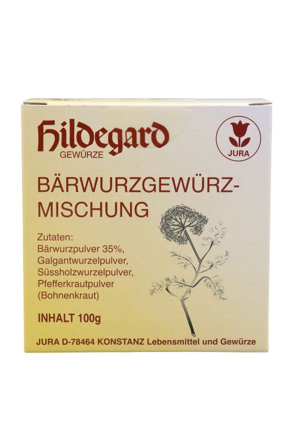 Jura Naturheilmittel nach Hildegard von Bingen Baerwurzgewuerzmischung