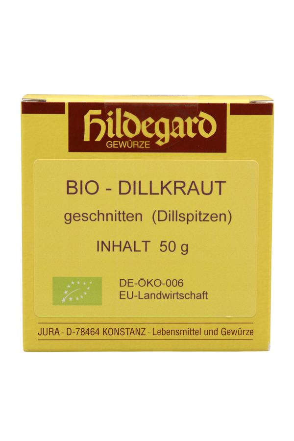 Jura Naturheilmittel nach Hildegard von Bingen Dillkraut geschnitten Bio