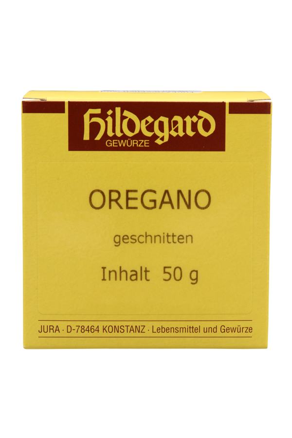 Jura Naturheilmittel nach Hildegard von Bingen Oregano geschnitten