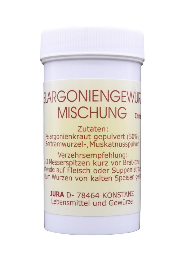 Jura Pelargoniengewürzmischung, 20 Gramm