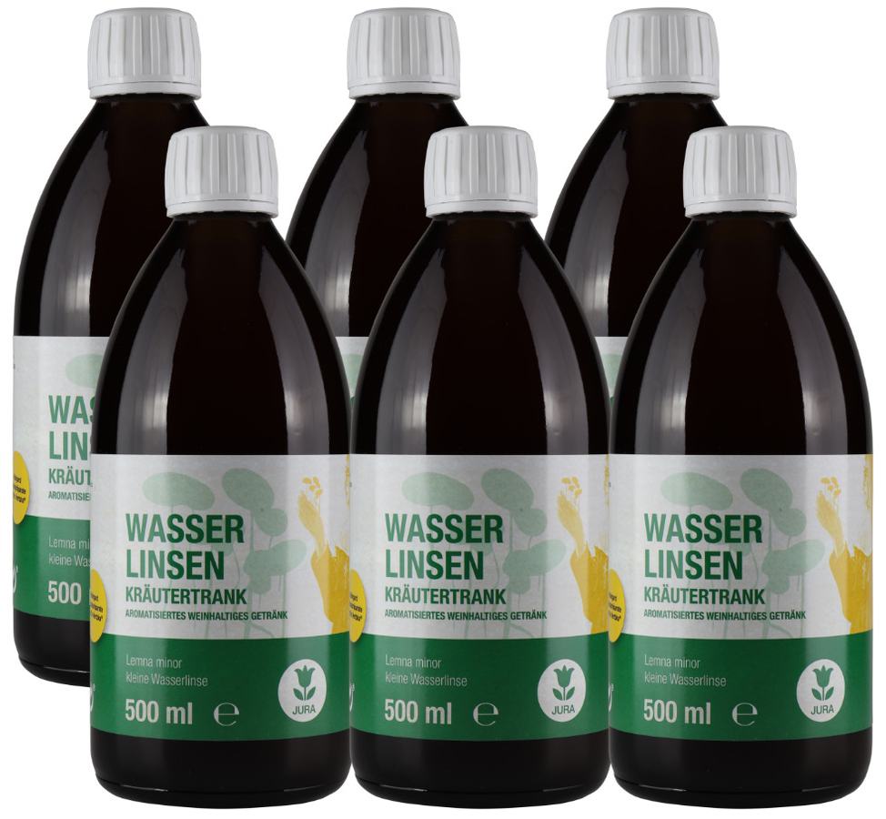 Jura Wasserlinsen Kräutertrank 6 x 0,5 l Kurpackung