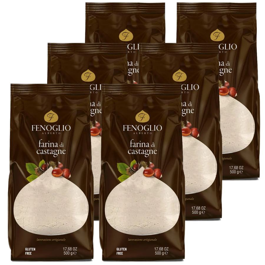 Kastanienmehl / Maronenmehl / Edelkastanienmehl - 6 x 500 g