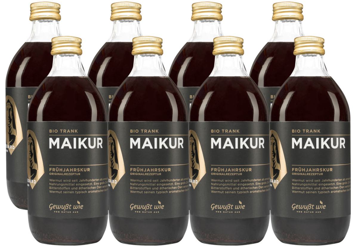Hildegard Maikur Trank Bio - 8 x 0,5 Liter Wermuttrank