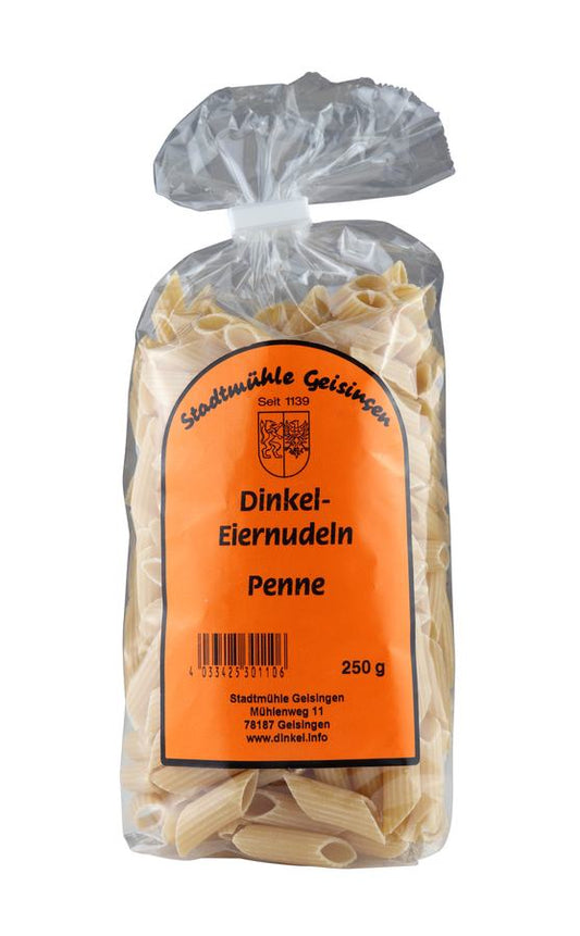 Dinkel Penne mit Ei