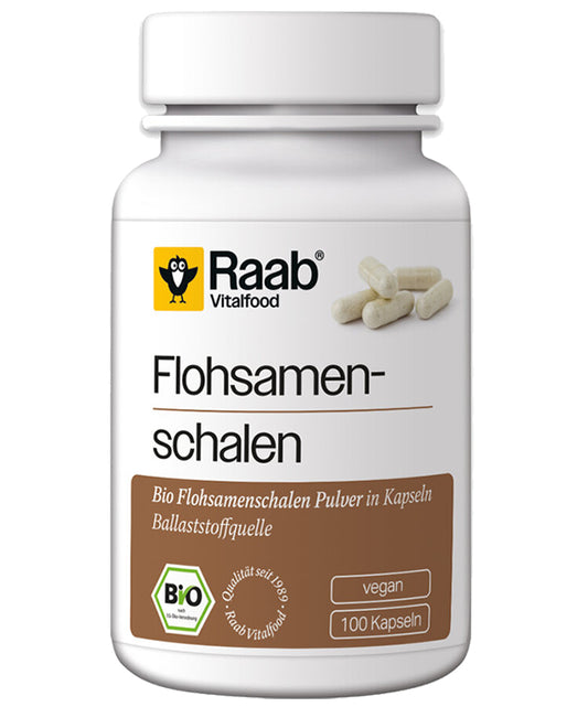 Flohsamenschalen Kapseln, Bio