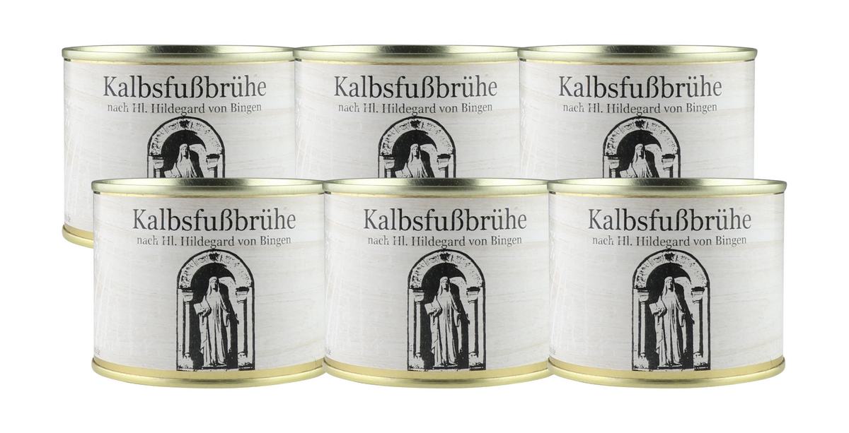 Kalbsfußsuppe / Kalbsfußbrühe - 6 x 200 ml