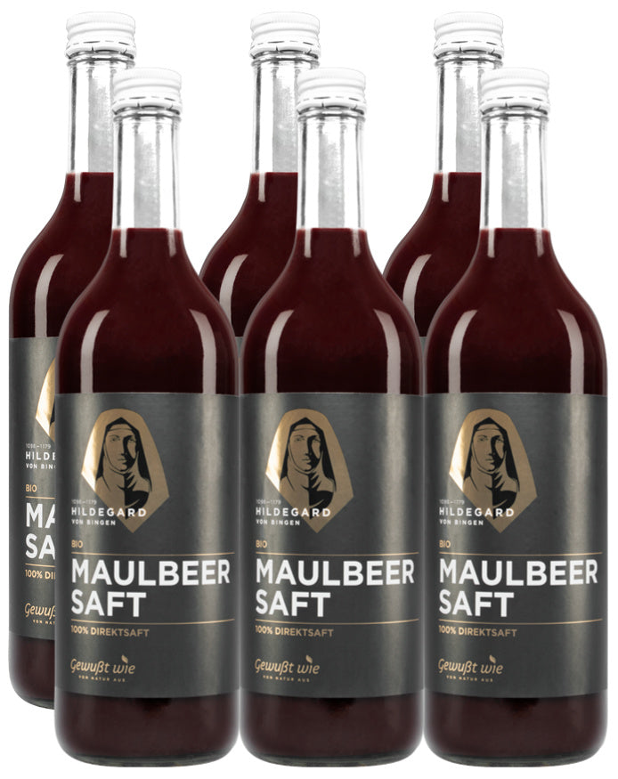 Hildegard Maulbeersaft, Bio Direktsaft - 6 x 750 ml