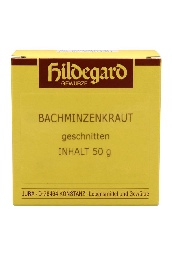 Jura Naturheilmittel nach Hildegard von Bingen Bachminzenkraut geschnitten