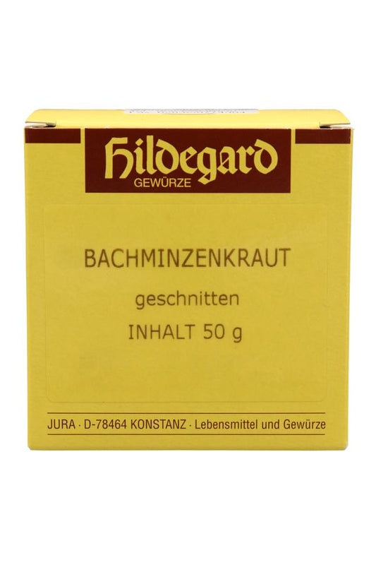 Jura Naturheilmittel nach Hildegard von Bingen Bachminzenkraut geschnitten