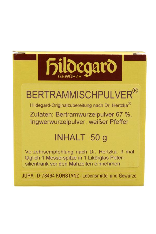 Jura Naturheilmittel nach Hildegard von Bingen Bertrammischpulver