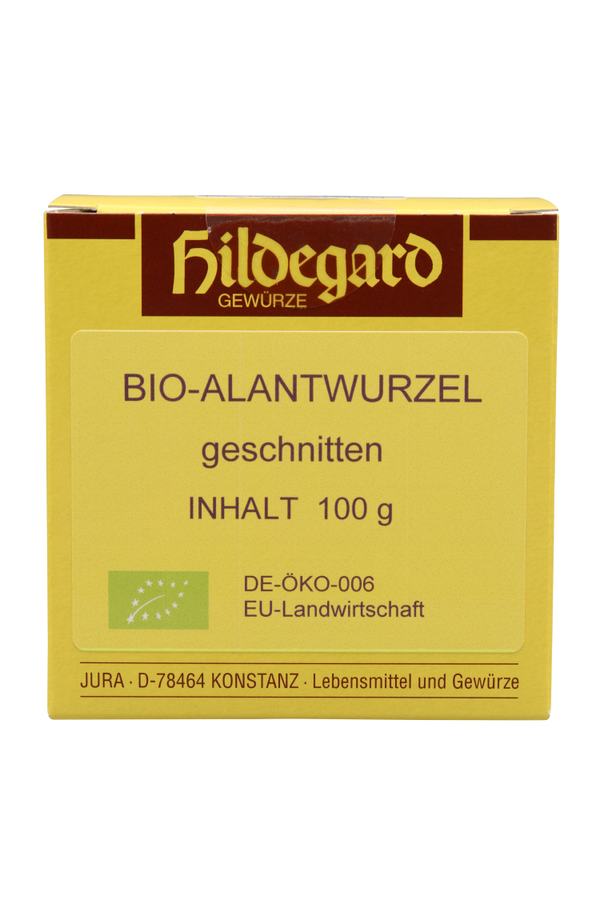 Jura Naturheilmittel nach Hildegard von Bingen Alantwurzel geschnitten Bio
