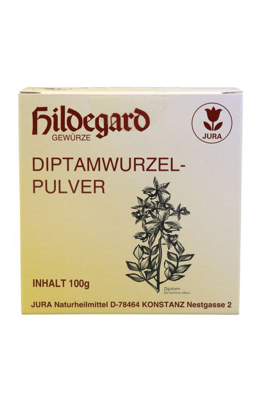 Jura Naturheilmittel nach Hildegard von Bingen Diptamwurzelpulver (Spechtwurz)