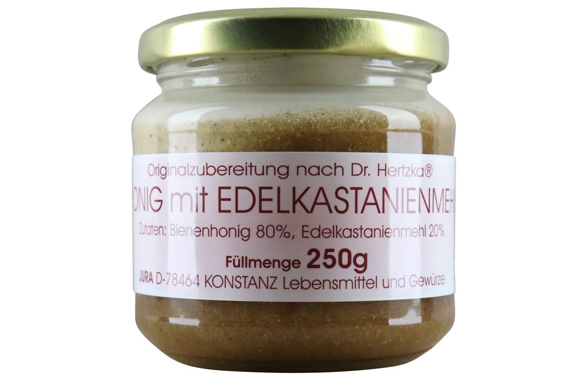 Jura Honig mit Edelkastanienmehl