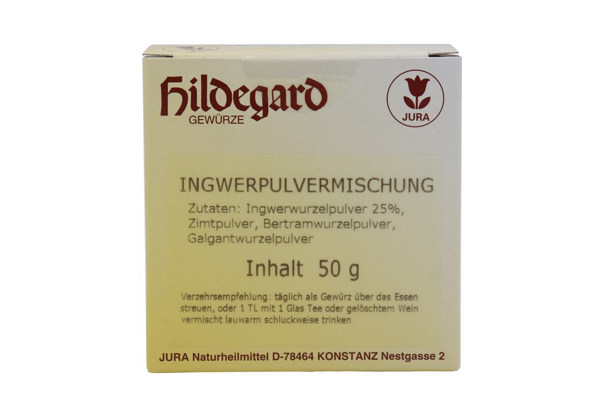 Jura Naturheilmittel nach Hildegard von Bingen Ingwerpulvermischung