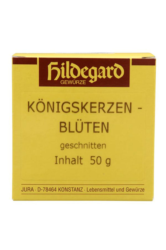 Jura Naturheilmittel nach Hildegard von Bingen Königskerzenblüten geschnitten
