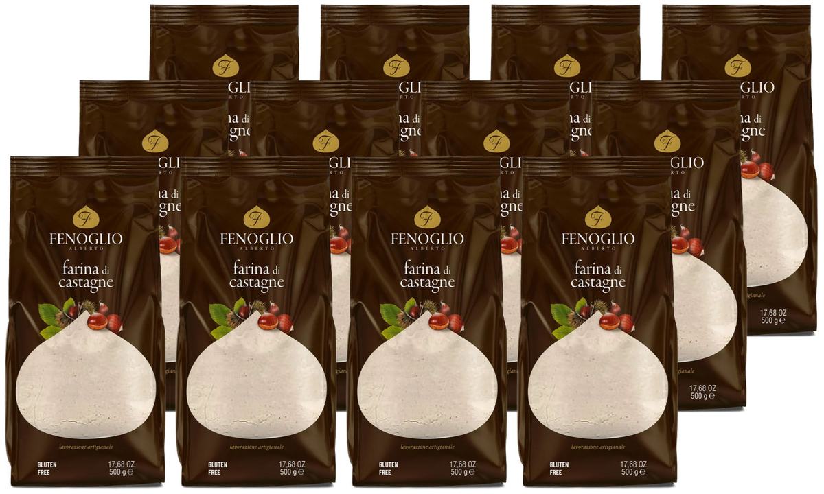 Kastanienmehl / Maronenmehl / Edelkastanienmehl - 12 x 500 g