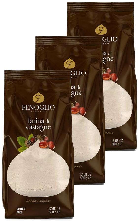 Kastanienmehl / Maronenmehl / Edelkastanienmehl - 3 x 500 g