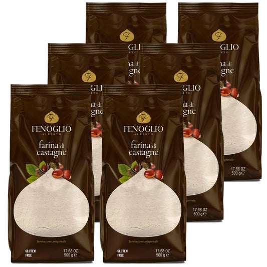 Kastanienmehl / Maronenmehl / Edelkastanienmehl - 6 x 500 g