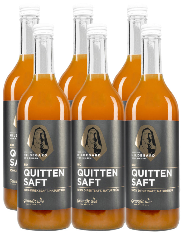 Quittensaft 100% Direktsaft naturtrüb Bio - 6 x 750 ml