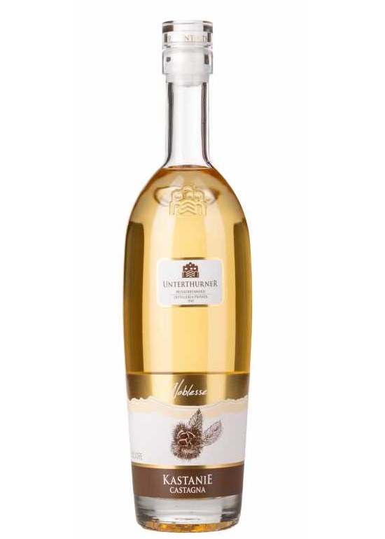 Maronenlikör / Kastanienlikör, veredelt mit Grappa