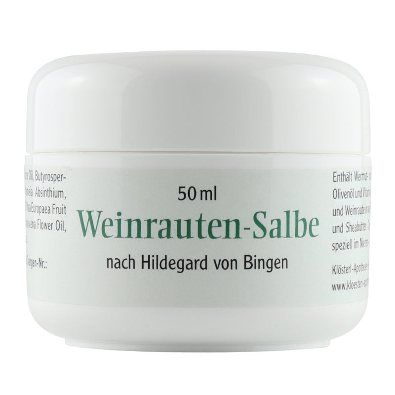 Weinrautensalbe nach Hildegard von Bingen