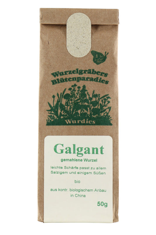 Bio Galgantwurzel gemahlen (Papiertüte)